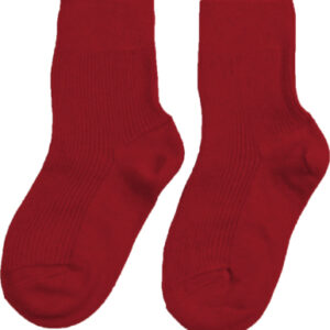 Hirsch Strømper uld/bomuld - rød