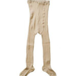 Hirsch uld/bomuld strømpebukser - natur