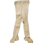 Hirsch uldstrømpebukser - natur