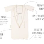 Puckababy the Bag Newborn, 0-6 mdr. / 70 cm, bomuld, pure