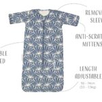 Puckababy the Bag Newborn, 0-6 mdr. / 70 cm, bomuld, seashell denim