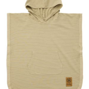 UV Poncho - Sandy Beach/Olive Green - 3-5 år