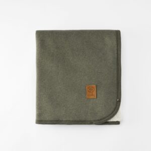 Cloby Teddy Blanket - Forest Green