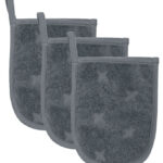 Müsli Badehandske - 3-pak - 14x18 cm - Stormy Blue