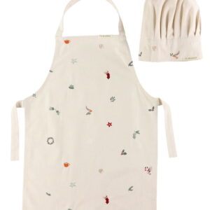 Filibabba Forklæde Og Kokkehue - Wonderful Winter m. Broderi