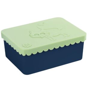 Blafre madkasse - Ræv - lysegrøn/ blå