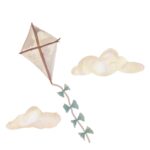 That&apos;s Mine - Wallsticker Kite Small - Beige