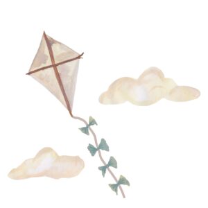 That&apos;s Mine - Wallsticker Kite Small - Beige