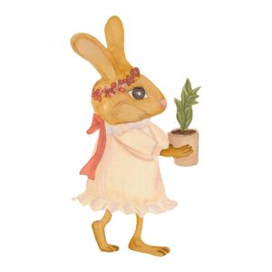 That&apos;s Mine - Wallsticker Lilli the Flower girl - Multi