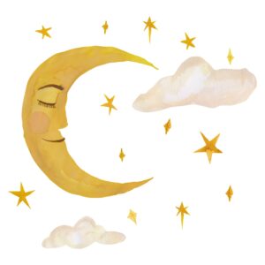 That&apos;s Mine - Wallsticker Moon - Multi