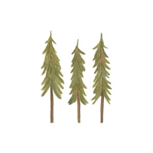 That&apos;s Mine - Wallsticker Pinetrees small - Green