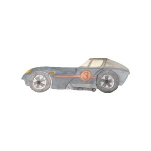 That&apos;s Mine - Wallsticker Race car - Blue