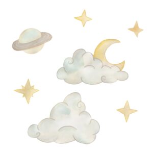 That&apos;s Mine - Wallsticker saturn himmel - Multi