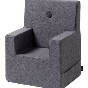 by KlipKlap Lænestol - Kids Chair XL - Blue Grey w. Grey