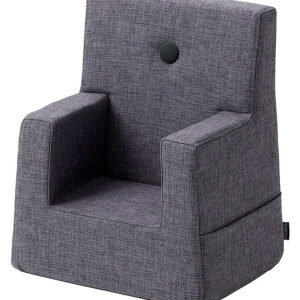by KlipKlap Lænestol - Kids Chair - 50x43x33 cm - Blue Grey w. G