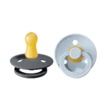 2 pk. Colour sut 0-6 mdr. latex - iron/baby blue