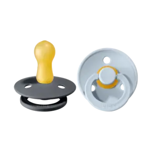 2 pk. Colour sut 6-18 mdr. latex - iron/baby blue