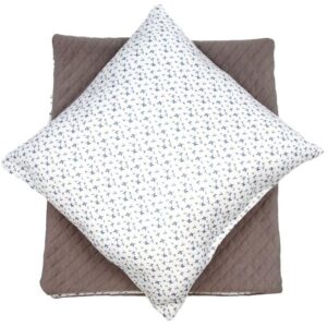 Asi Dukkesengetøj - Warm Grey And Vintage Print