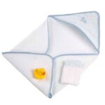 Asi Dukketilbehør - Badeslag - 36-43 cm - Hvid/Lyseblå