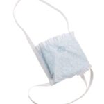 Asi Dukketilbehør - Bæresele - 36-46 cm - Hvid/Lyseblå