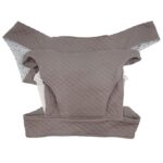 Asi Dukketilbehør - Dukkebæresele - Warm Grey And Vintage Print