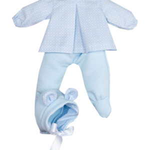 Asi Dukketøj - 43 cm - Pablo - Blå/Hvid