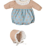 Asi Dukketøj - 46 cm - Leo - Beige/Blå