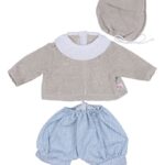 Asi Dukketøj - 46 cm - Lyseblå