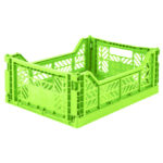 Aykasa Foldekasse - 40x30x15 cm - Midi - Neon Green
