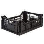 Aykasa Foldekasse - 40x30x15 cm - Midi - Sort