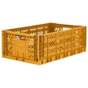 Aykasa Foldekasse - 60x40x22 cm - Maxi - Mustard