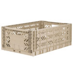 Aykasa Foldekasse - 60x40x22 cm - Maxi - Sand