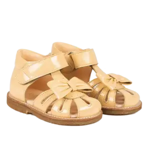 Begynder sandal med sløjfe og velcro lukning - 2706 - 20