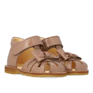 Begynder sandal med sløjfe og velcro lukning - 3289 - 21