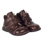 Begynder velcrosko - DARK BROWN - 25
