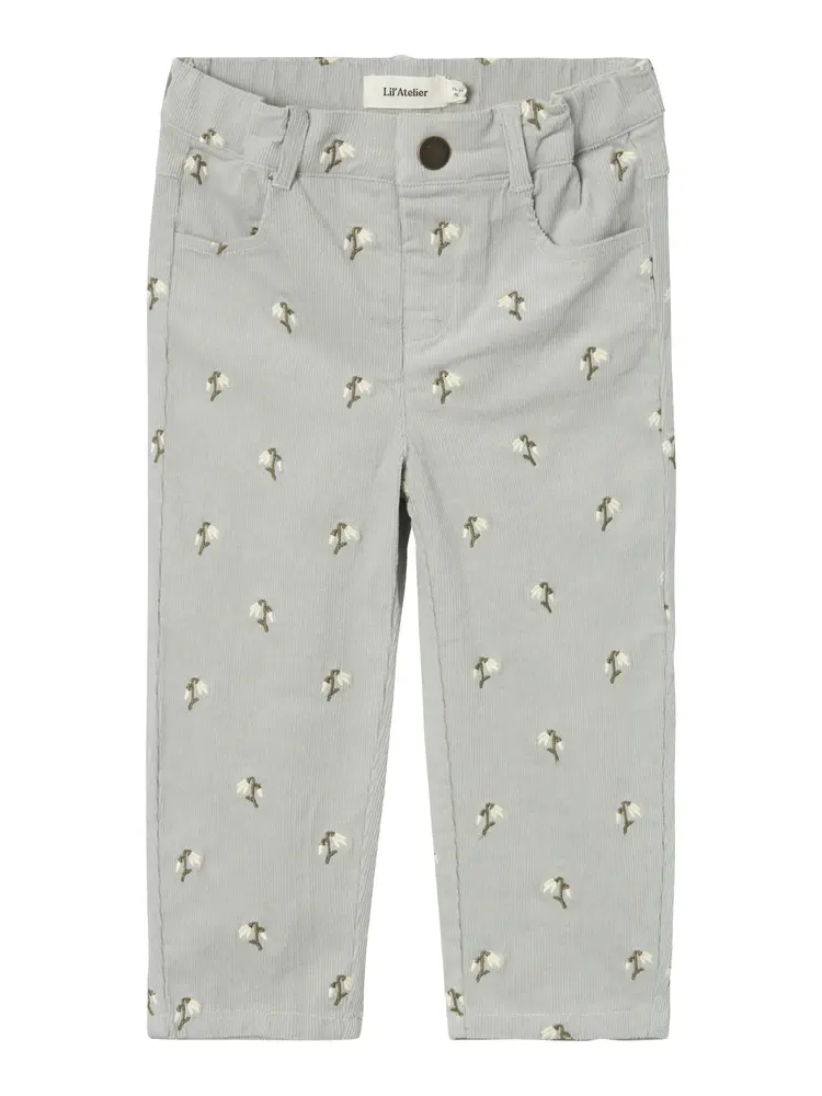 Bella baggy cord bukser - MIRAGEGRAY - 110