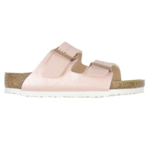 Birkenstock Sandaler - Arizona Kids BS - Shiny Lizard/Light Rose