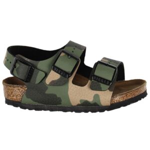 Birkenstock Sandaler - Milano Kinder - Desert Soil/Camo Khaki