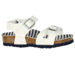 Birkenstock Sandaler - Rio - Nautical Stripes White