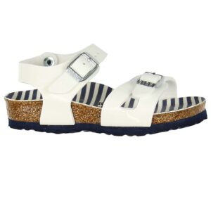 Birkenstock Sandaler - Rio - Nautical Stripes White