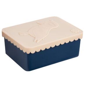 Blafre madkasse - Lundefugl - Fersken/mørkeblå