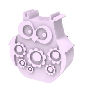 Blafre madkasse Ugle - Lys lilla