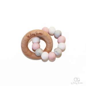 ByBabyBubbles Bide Ring - Pink Skies