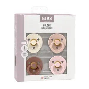 Colour 4 pk Latex str. 2 Ivory/Blush/Woodchuck/Blossom