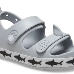 Crocband Cruiser Shark Sandal - LIGHT GREY - 27/28