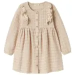 Dagmar ls løs kjole - PEACH WHIP - 110