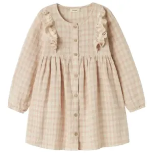 Dagmar ls løs kjole - PEACH WHIP - 110