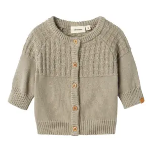 Dajan ls strik cardigan - FOREST FOG - 62