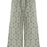 Dally brede bukser - FOREST FOG - 116