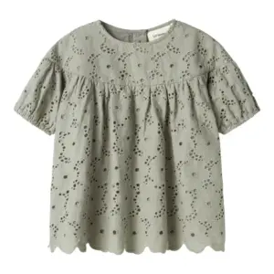 Dally ss løs skjorte - FOREST FOG - 122/128